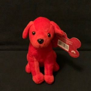 Clifford the Big Red Dog sitting plush toy NWT